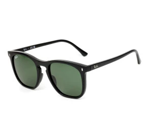 Óculos Ray Ban Preto Brilho G-15 RB2210 901/31 53mm 