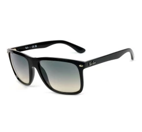 Óculos Ray Ban Boyfriend Two RB4547 Preto Brilho Cinza Degrade 601/32 60 mm 