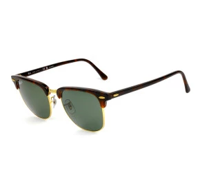 Óculos Ray Ban Clubmaster RB3016L Turtle G15 Polarizado 990/58 55mm