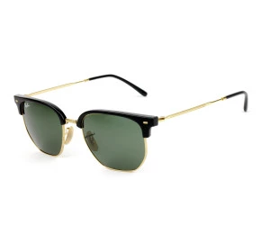 Óculos Ray Ban New Clubmaster RB4416 Preto Brilho Dourado G15 601/31 53mm 
