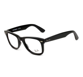 Óculos Ray Ban Wayfarer Ease RB4340V Preto Brilho 2000 50mm 