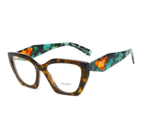 Prada VPR 09Y Turtle 2AU-1O1 54mm - Óculos de Grau