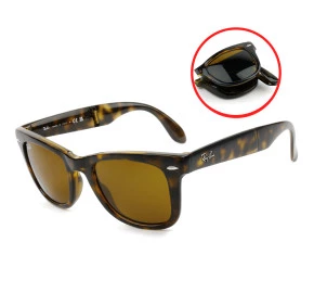Óculos Ray Ban RB4105 Folding Wayfarer Havana Marrom 710 50 