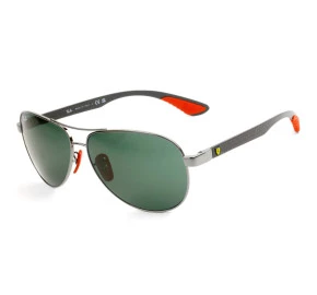 Ray Ban Ferrari RB8331-M - Grafite/Vermelho/G-15 F001/71 61mm- Óculos de Sol