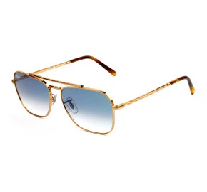Óculos Ray Ban New Caravan RB3636 Rose Gold Azul Degrade 9202/3F 58mm 