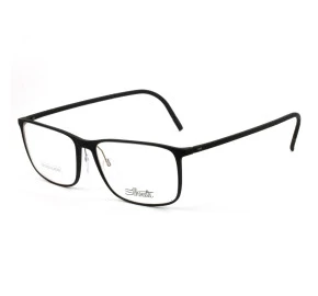 Óculos Silhouette SPX 2955 Preto Fosco 75 9060 55mm