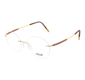 Óculos Silhouette Flutuante 5540 Rose Brilho IO 3530 54mm