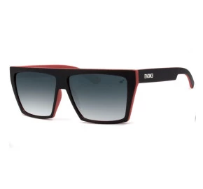 Óculos Evoke EVK 15 Afroreggae Black Red Matte Gray Gradient