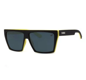 Óculos Evoke EVK 15 Afroreggae Black Yellow Matte Gray Total