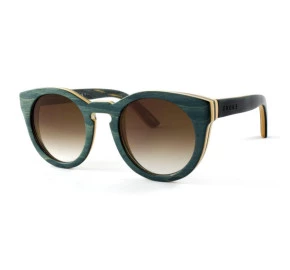 Óculos Evoke Wood Series Bamboo Collection 03 Black Laser Brown Gradient