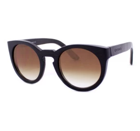 Óculos Evoke Wood Series Bamboo Collection 03 Black Wood Laser Brown Gradient