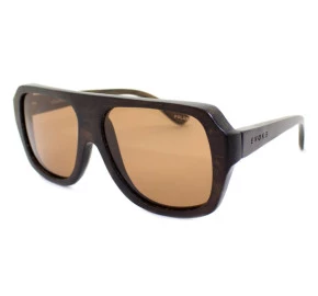 Óculos Evoke Wood Series Bamboo Collection 01 Dark Wood Laser Brown Polarized