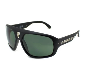 Óculos Evoke Fittipaldi Black Matte Silver G15 Green Total Limited Edition