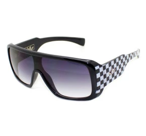 Óculos Evoke Amplifier Black Square Silver Gray Gradient