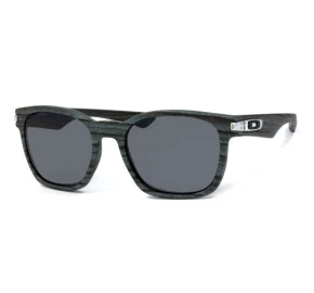 Oakley Garage Rock Blue Woodgran Grey Polarized 9175 08