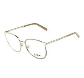 Chloé CE 2126 - Óculos de Grau 719 Bege/Dourado Lente 52mm