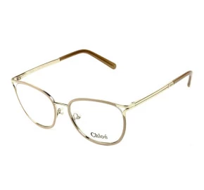 Chloé CE 2132 - Óculos de Grau 719 Bege/Dourado Lente 53mm