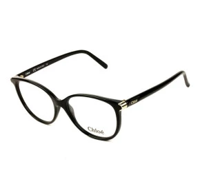 Chloé CE 2657 Preto/Dourado 001 53mm - Óculos de Grau