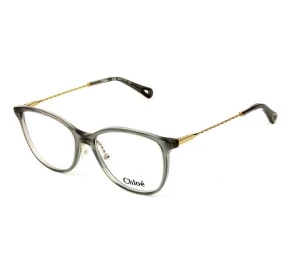 Chloé CE 2727 - Óculos de Grau 035 Cinza/Dourado Lente 54mm