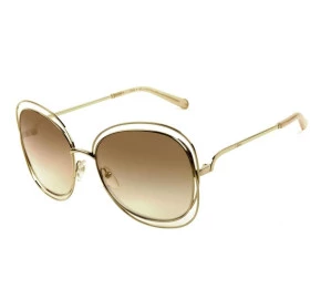 Chloé CE 119S Marrom Degradê/Dourado 724 60mm - Óculos de Sol