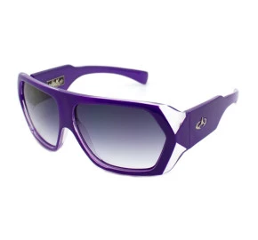 Óculos Evoke Amplidiamond Crystal Purple Silver Gray Gradient
