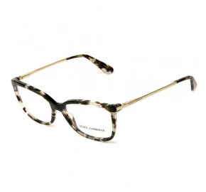 Dolce & Gabbana DG3243 - Turtle/Dourado 2888 54mm - Óculos de Grau 