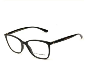 Dolce & Gabbana DG5026 - Preto 501 54mm - Óculos de Grau