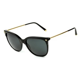 Dolce & Gabbana DG4333 - Óculos de Sol 501/87 Preto e Dourado Lentes 55mm
