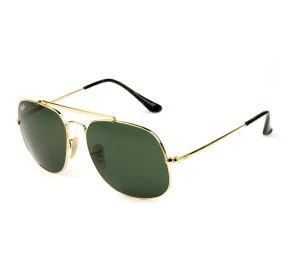 Ray Ban General RB3561 - Dourado/G15 001 57mm - Óculos de Sol