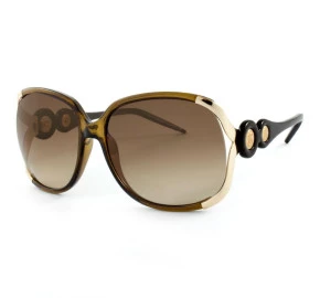 Roberto Cavalli Gerbera RC589S 48F 60 Marrom Degradê