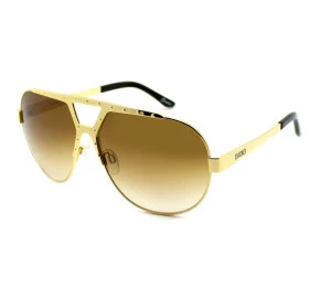 Óculos Evoke Havana 01 Gold Monel Laser Brown Gradient