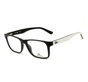 Lacoste L2741 - Preto/Branco 001 53mm - Óculos de Grau