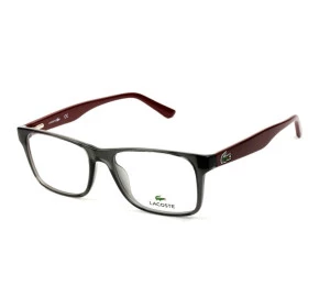 Lacoste L2741 - Cinza/Vinho 035 53mm - Óculos de Grau