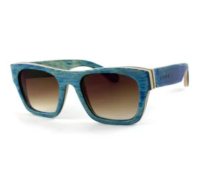 Óculos Evoke Wood Series Bamboo Collection 02 Maple Collection Blue Laser Brown Gradient