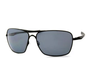 Oakley Plaintiff Squared Matte Black w/ Grey Polarized 4063 04