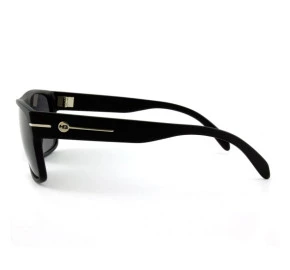 HB Would 90104 - Preto Fosco/Cinza 001 65mm - Óculos de Sol