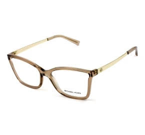 Michael Kors MK4058 Caracas - Óculos de Grau Marrom/Dourado 3501 Lentes 54MM