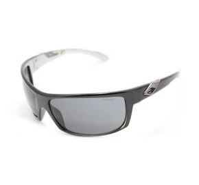 Mormaii Joaca Preto Brilhante/Prata Cinza Polarizado 345 322 03