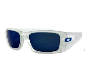 Oakley Crankcase Matte Clear w/Ice Iridium Polarized Fosco 9165 09