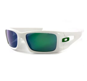 Oakley Crankcase Polished White w/Jade Iridium 9165 03