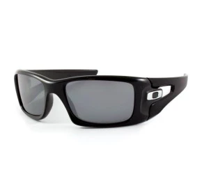 Oakley Crankcase Poloshed Black w/Black Iridium Polarized 9165 08