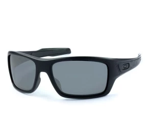Oakley Turbine 9263-07 65 Mate Black Grey Polarized