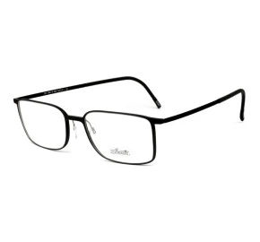 Óculos Silhouette Titanium SPX 2884 Preto Fosco 40 6054 54mm