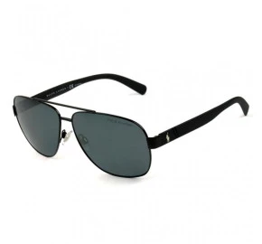 Polo Ralph Lauren PH3110 - Preto Fosco/G15 Polarizado 9267/81 60mm - Óculos Sol