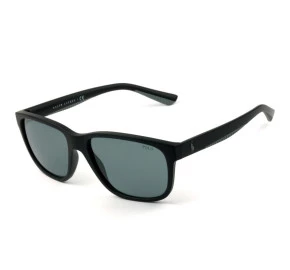 Polo Ralph Lauren PH4142 - Preto Fosco/G15 5284/87 Lentes 57mm - Óculos de Sol