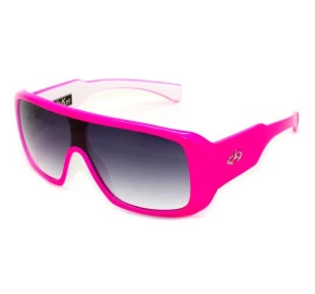 Óculos Evoke Amplifier Pink Fluor White Silver Gray Gradient