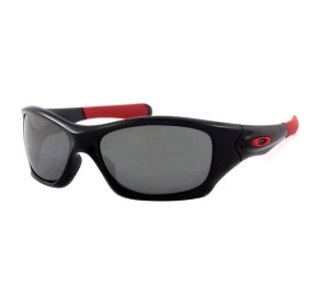 Oakley Pit Bull Polished Black Black Iridium Polarized Ducati 9127 15