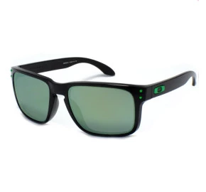 Oakley Holbrook Polished Black Esmerald Iridium Moto GP Signature Series 9102 16 - Óculos de Sol