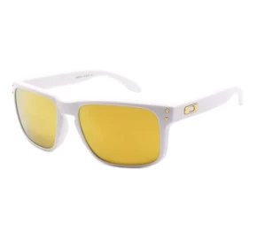 Oakley Holbrook Polished White 24K Gold 9102 18