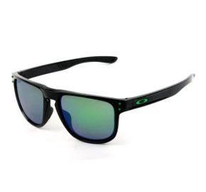 Oakley Holbrook R OO9377 - Preto/Verde Espelhado 55mm - Óculos de Sol